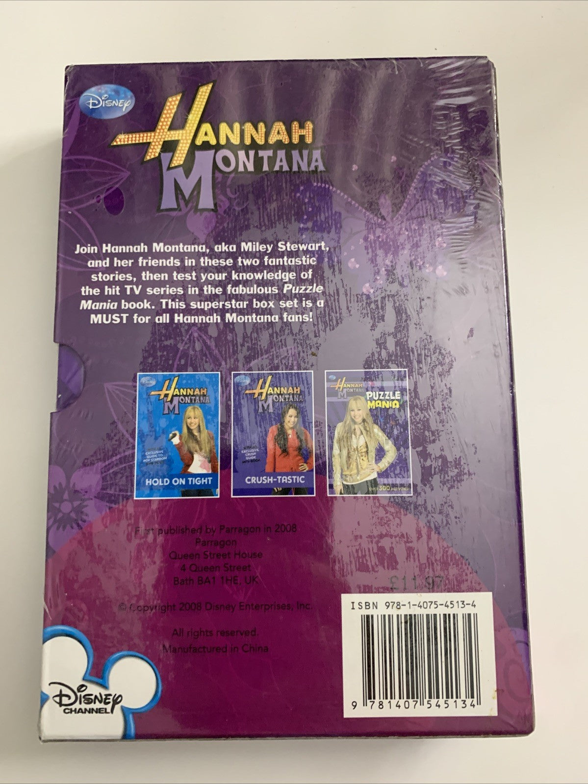 Hannah Montana Superstar Stories & Puzzle Mania Books 2009 NEW Sealed