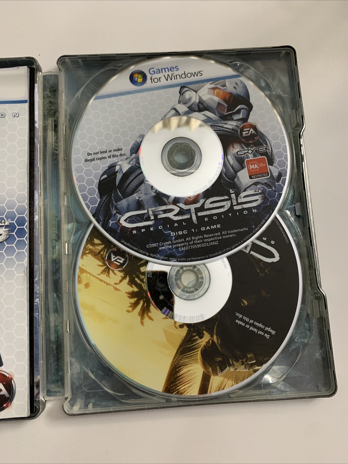 Crysis 1 Steelbook Special Steelbook Collector's Edition PC DVD Complete