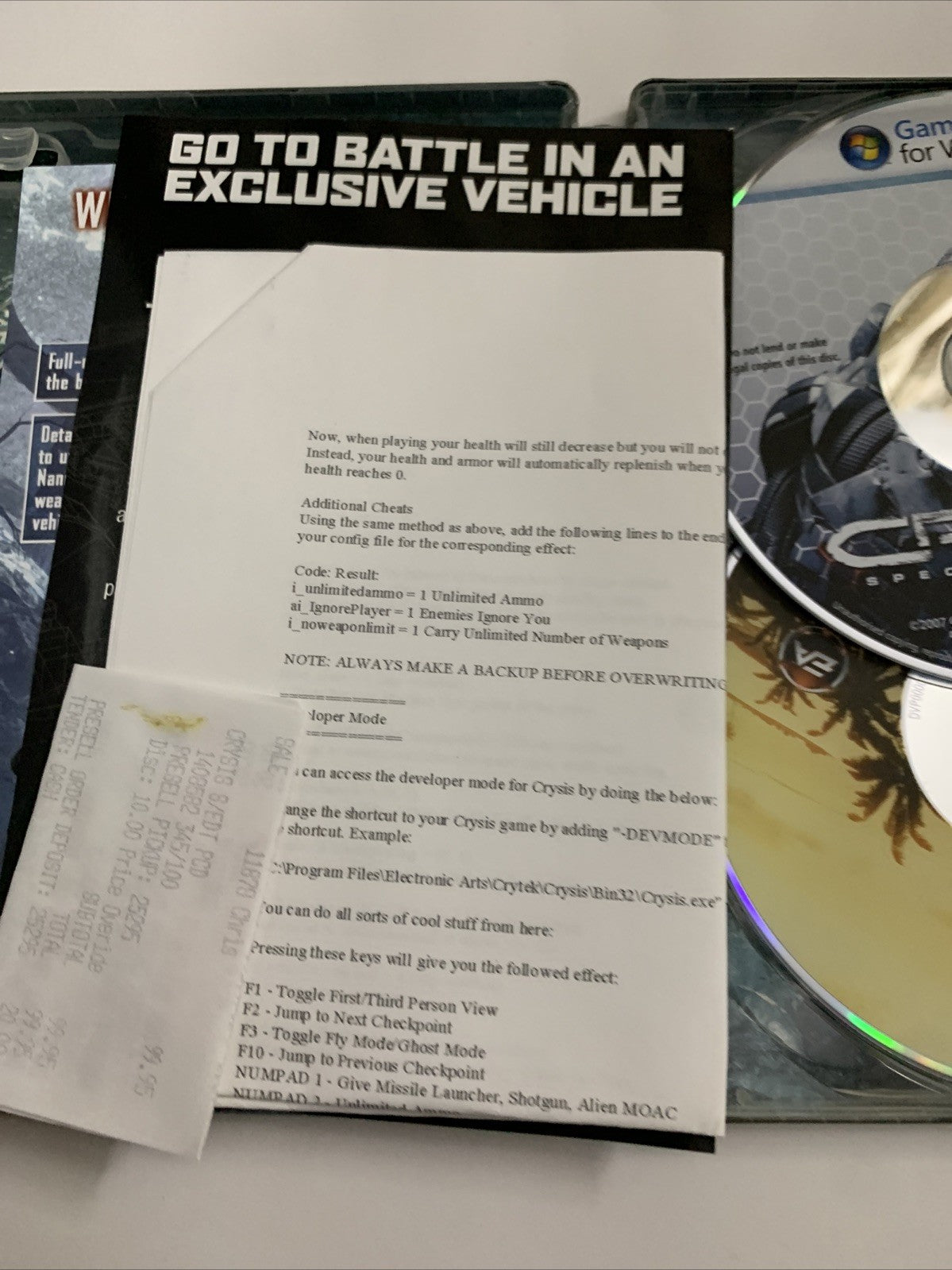 Crysis 1 Steelbook Special Steelbook Collector's Edition PC DVD Complete