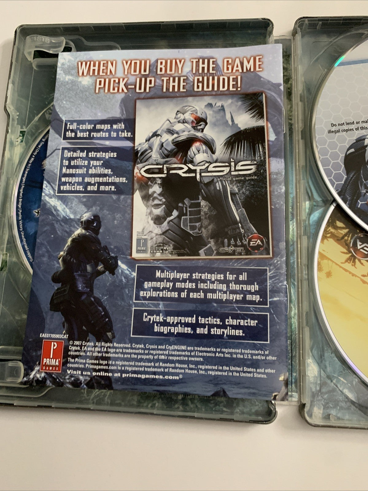 Crysis 1 Steelbook Special Steelbook Collector's Edition PC DVD Complete