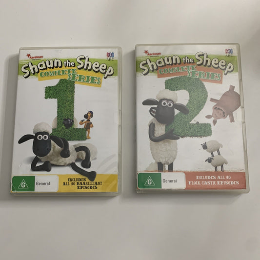 Shaun The Sheep : Season 1 & 2 (DVD, 2014) Region 4
