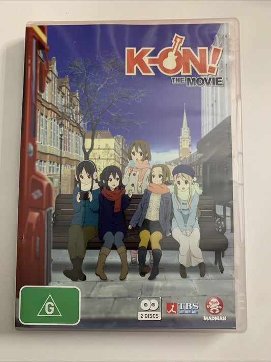 K-On! The Movie (DVD, 2010) Anime Region 4