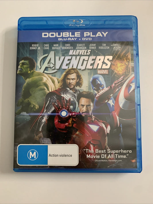 The Avengers (Blu-ray + DVD, 2012) Region B & 4