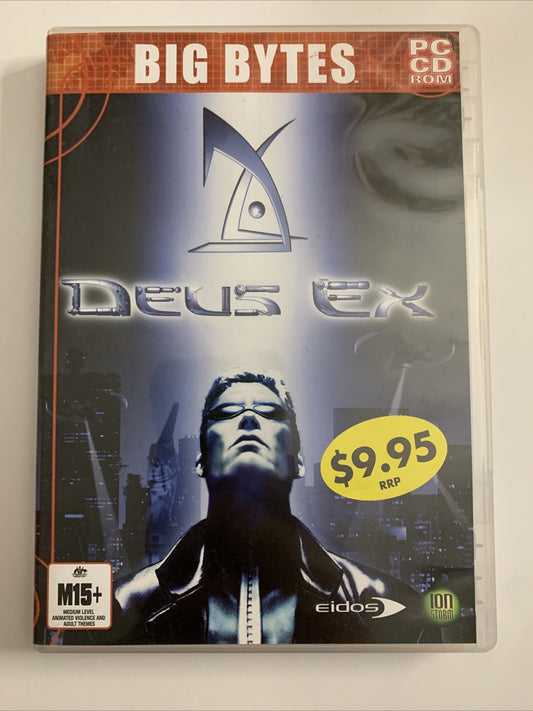 Deus Ex  PC CD-ROM Game Windows 95/98/ME/XP