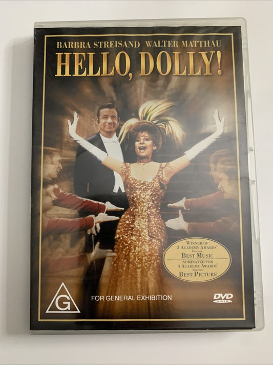 Hello Dolly (DVD,1969) Louis Armstrong, Barbra Streisand, Walter Matthau Region4