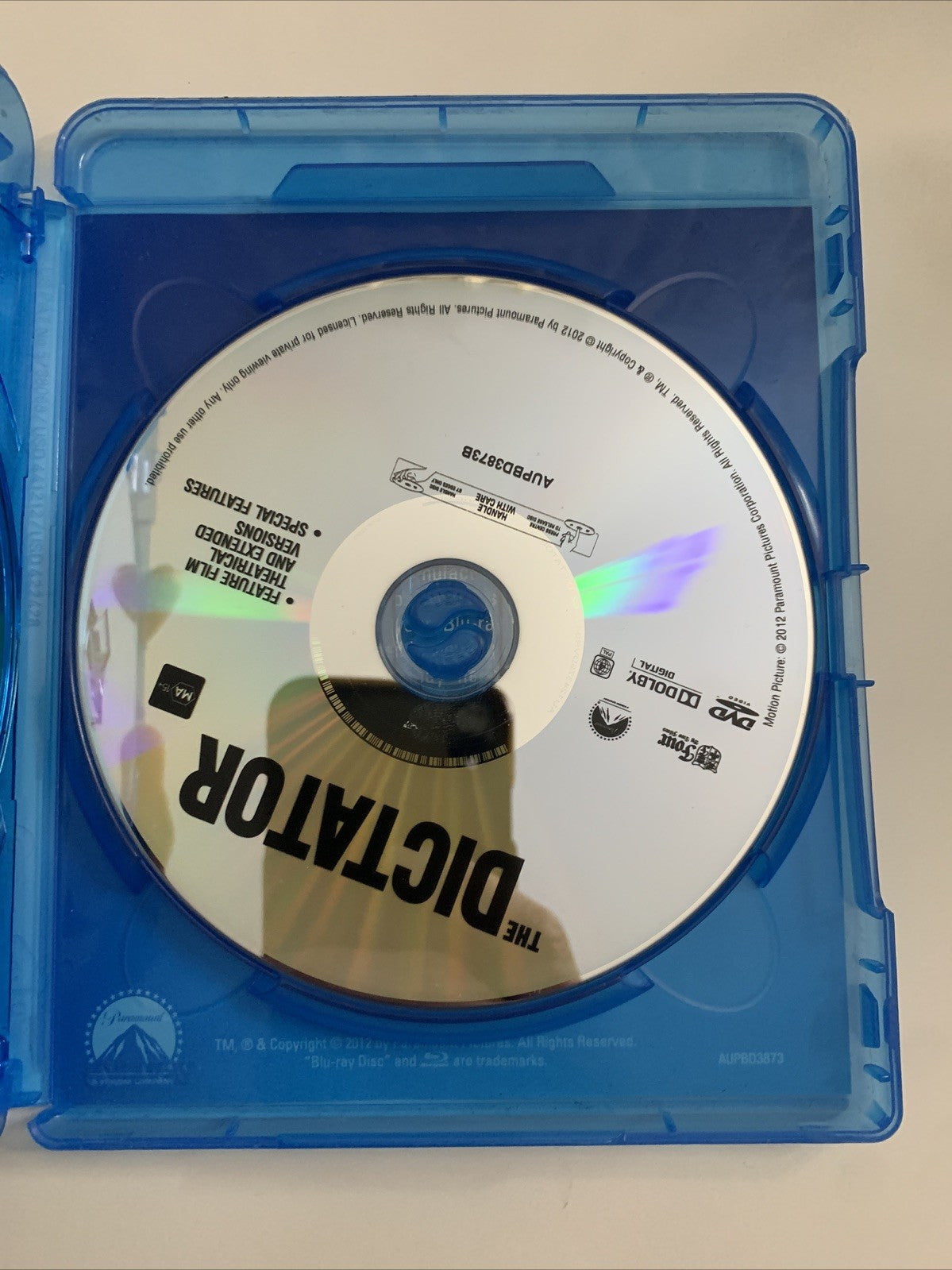 The Dictator (Extended Edition, Blu-ray + DVD, 2012) Region B &4