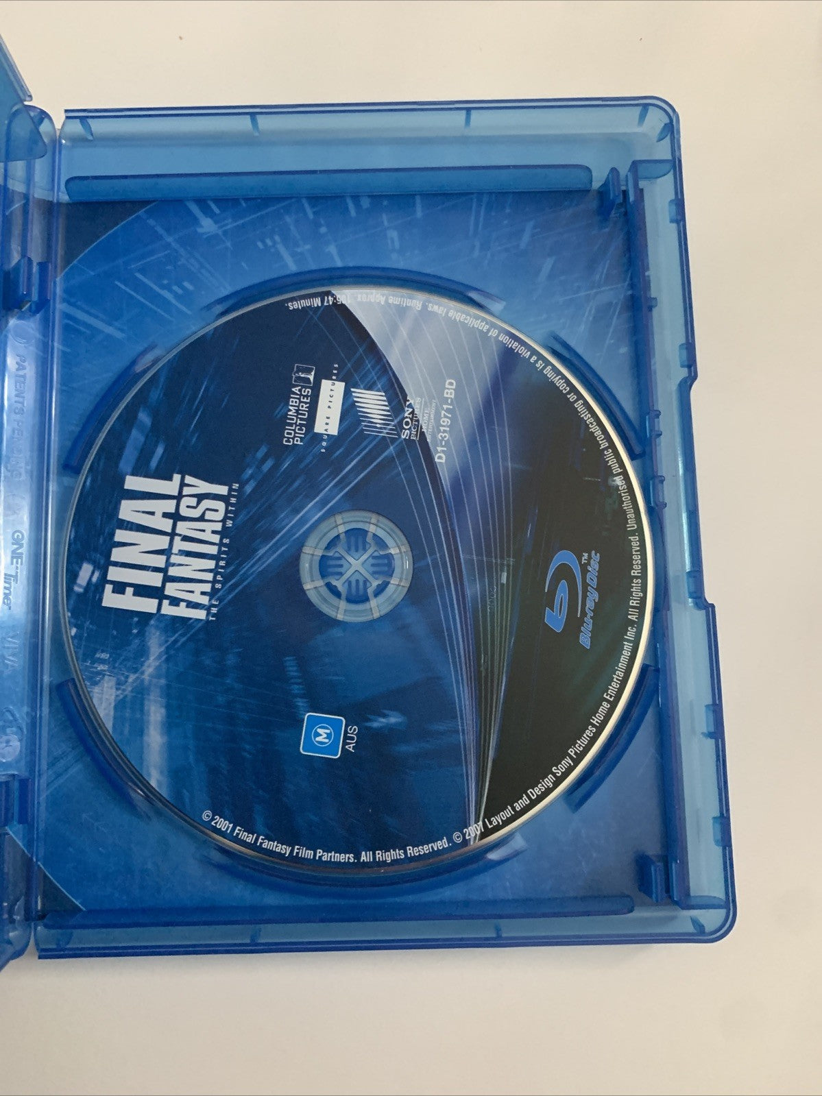 Final Fantasy The Spirits Within (Blu-ray, 2001) Animated Film