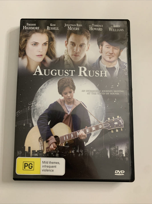 August Rush (DVD, 2007) Jonathan Rhys Myers, Robin Williams Region 4