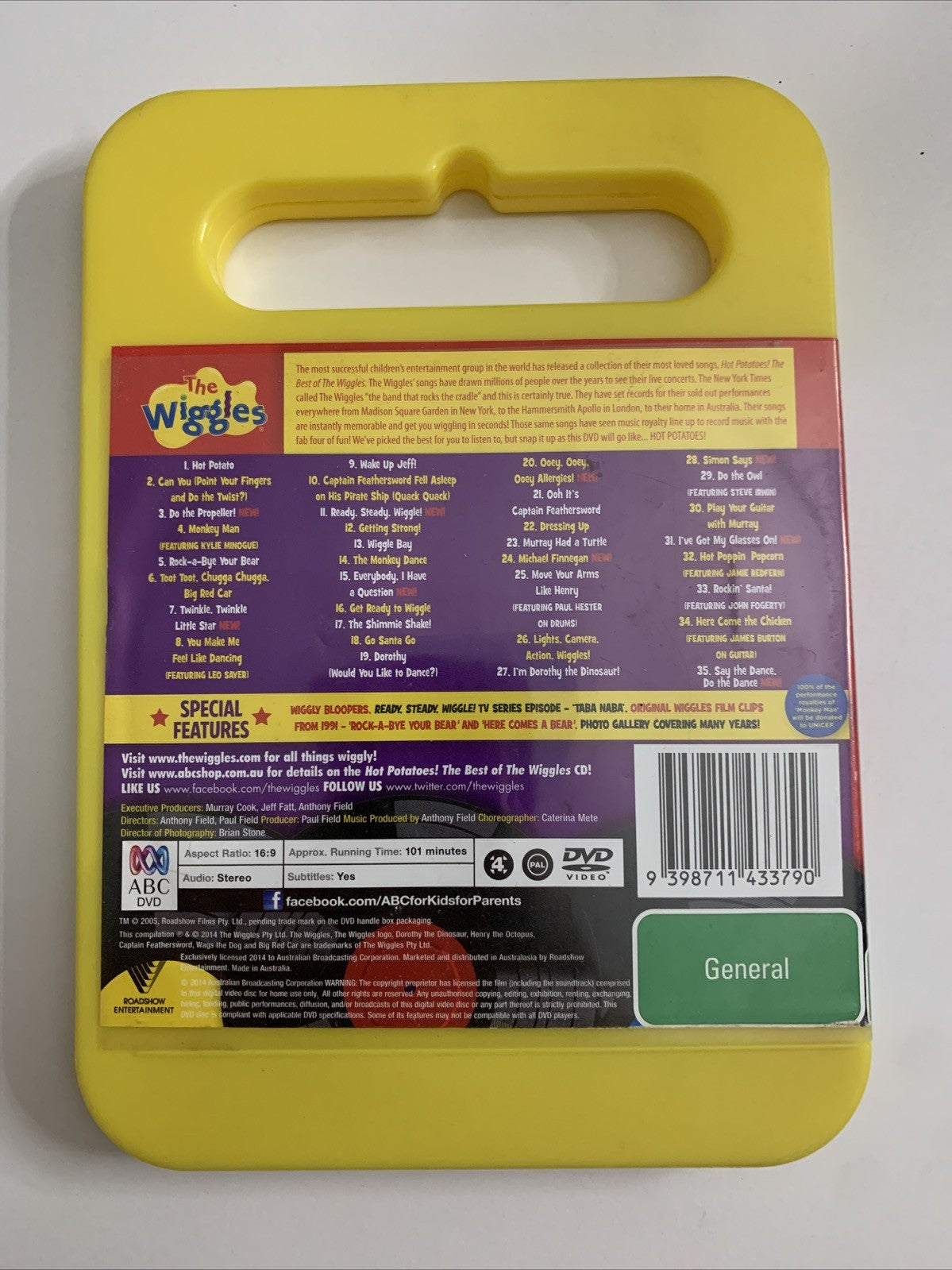 Hot Potatoes! The Best Of The Wiggles (DVD, 2013) ABC   Region 4