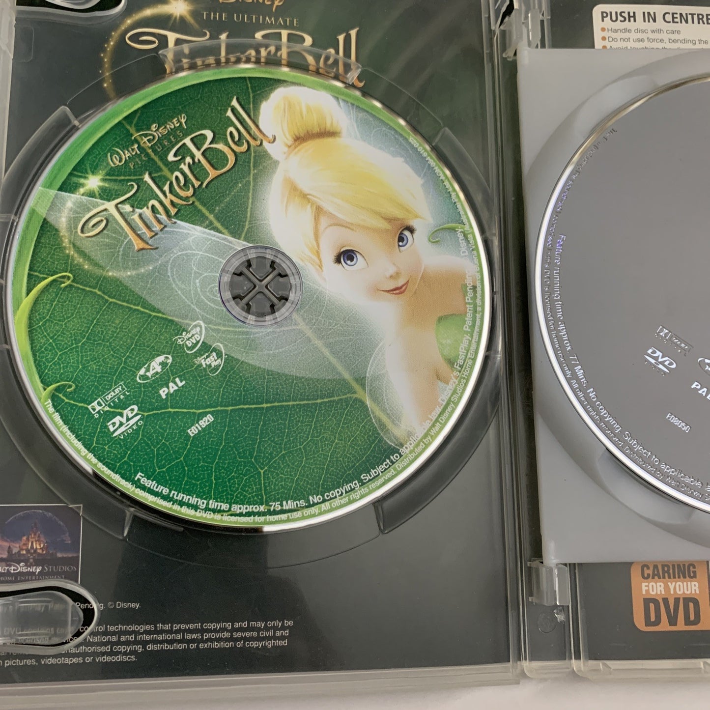 Tinker Bell: TinkerBell, Lost Treasure, Fairy Rescue (DVD, 2010) 3-Disc Region 4