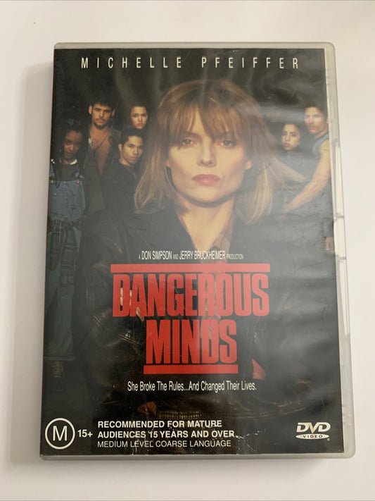 Dangerous Minds (DVD, 1995) Michelle Pfeiffer Region 4