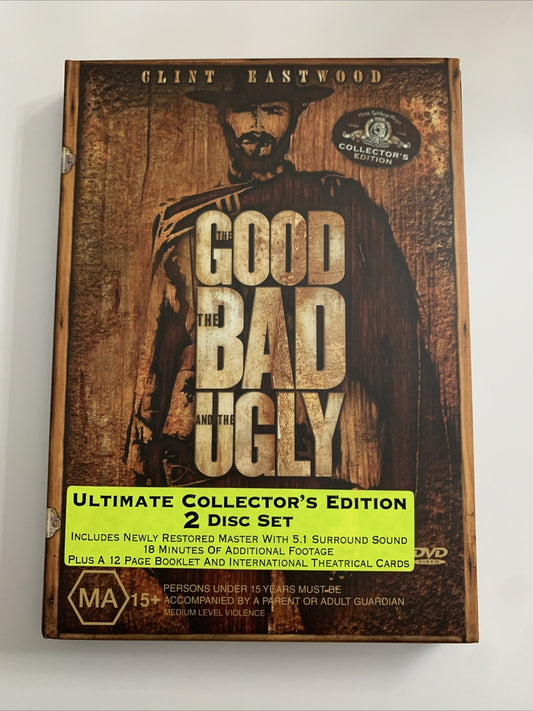 The Good The Bad And The Ugly (Gold Edition, DVD, 1967) Clint Eastwood Region 4