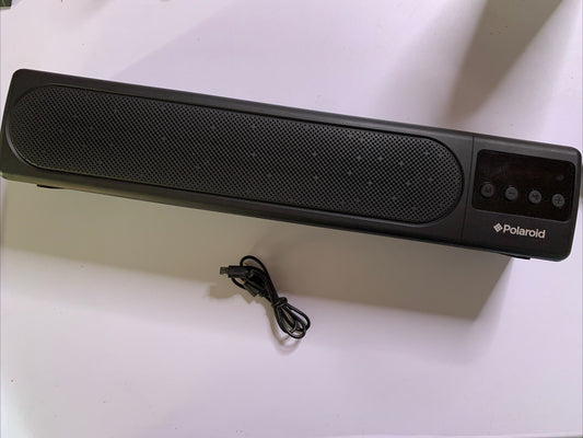 Polaroid Portable Bluetooth Speaker 38cm FM Radio Micro SD USB PLBTS10B