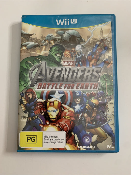 Marvel Avengers: Battle for Earth Nintendo Wii U PAL 2012 Game