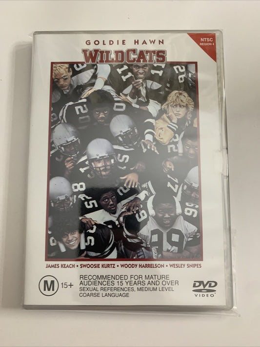 Wildcats (DVD, 1986) Goldie Hawn, Wesley Snipes, Woody Harrelson Region 4  NEW