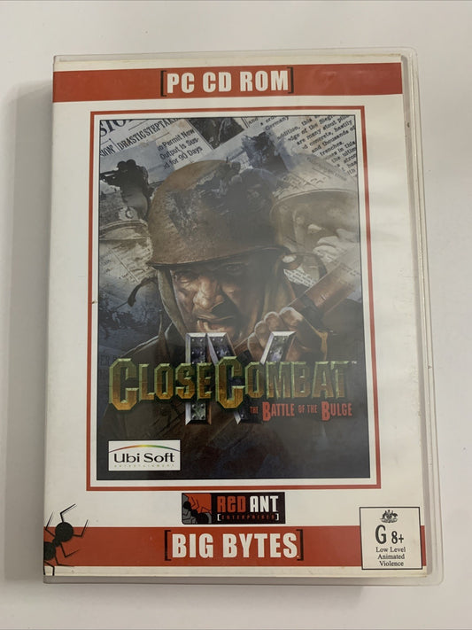 Close Combat IV: The Battle Of The Bulge  PC CD-ROM Windows Strategy Game