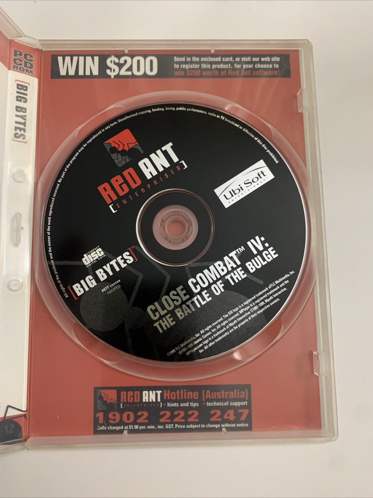 Close Combat IV: The Battle Of The Bulge  PC CD-ROM Windows Strategy Game