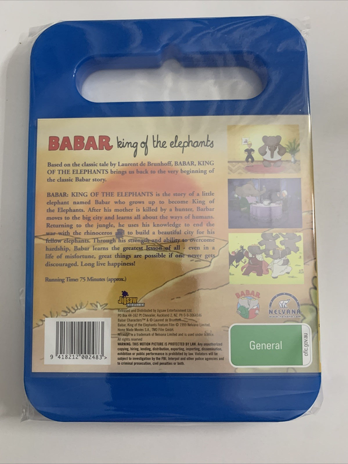 Babar King Of The Elephants (DVD, 2007) Animation Region 4 NEW