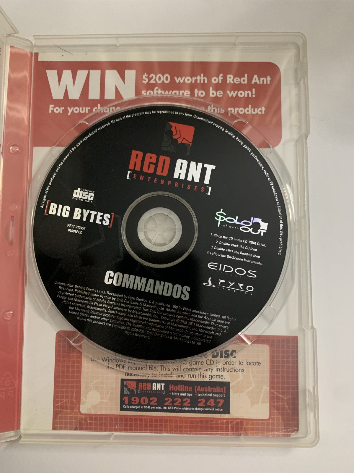 Commandos Behind Enemy Lines PC CD-ROM Windows 1998 Game