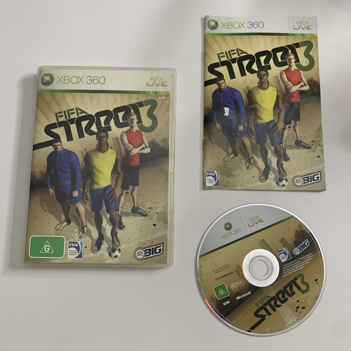 FIFA Street 3  Microsoft XBOX 360 PAL Game Complete