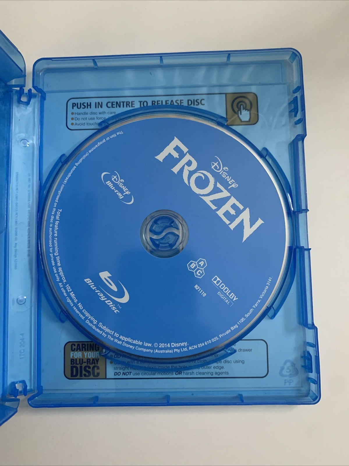 Frozen (Blu-ray, 2013) Disney Animated Movie All Regions