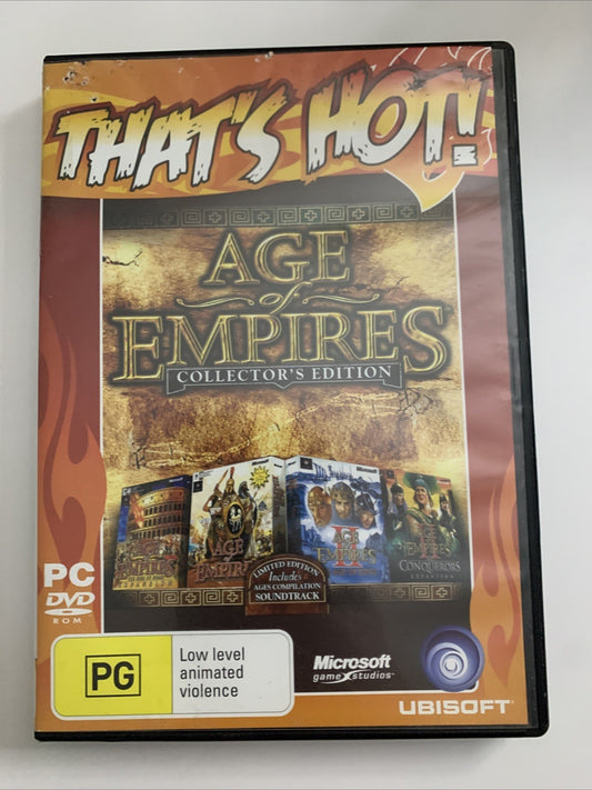 Age Of Empires Collectors Edition PC DVD-ROM 2003 Strategy Game
