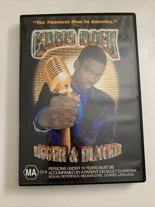 Chris Rock : Bigger & Blacker (DVD, 1999) Region 4