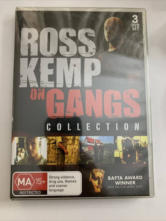 Ross Kemp On Gangs Collection Complete Season (DVD, 2006, 3-Disc) All Region NEW