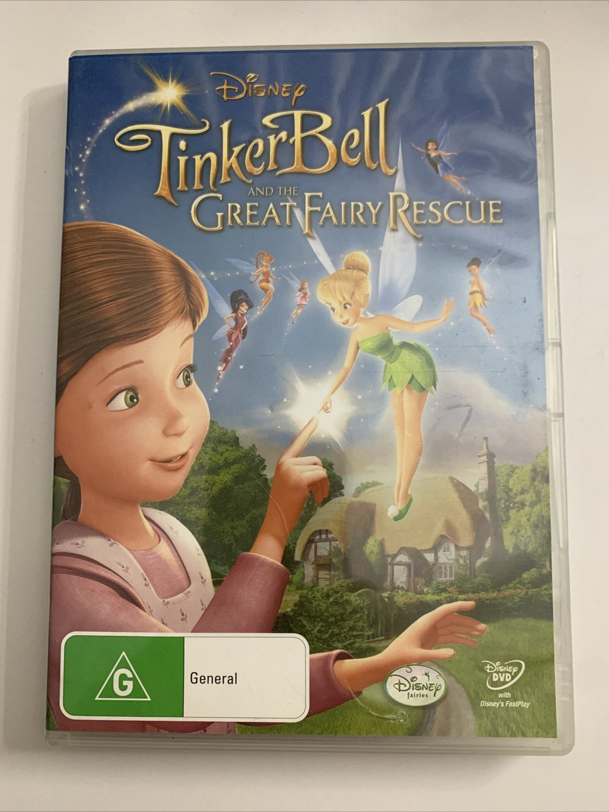 Tinker Bell And The Great Fairy Rescue (DVD, 2010) Disney Animation Region 4