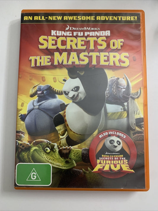 Kung Fu Panda Secrets of the Masters / Secrets of the Furious Five (DVD, 2011)