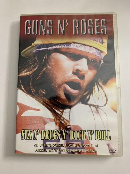 Guns N' Roses Sex N' Drugs N' Rock N' Roll (DVD, 2000) Documentary All Regions