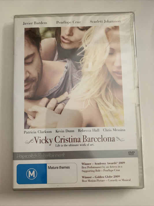 Vicky Cristina Barcelona (DVD, 2008) Javier Bardem, Penlope Cruz Region 4 NEW