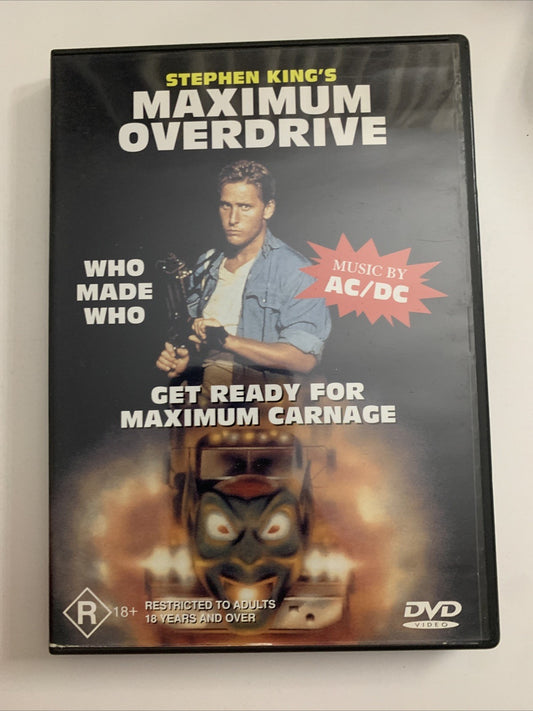 Steven King's Maximum Overdrive (DVD, 1986) Laura Harrington, Emilio Estevez