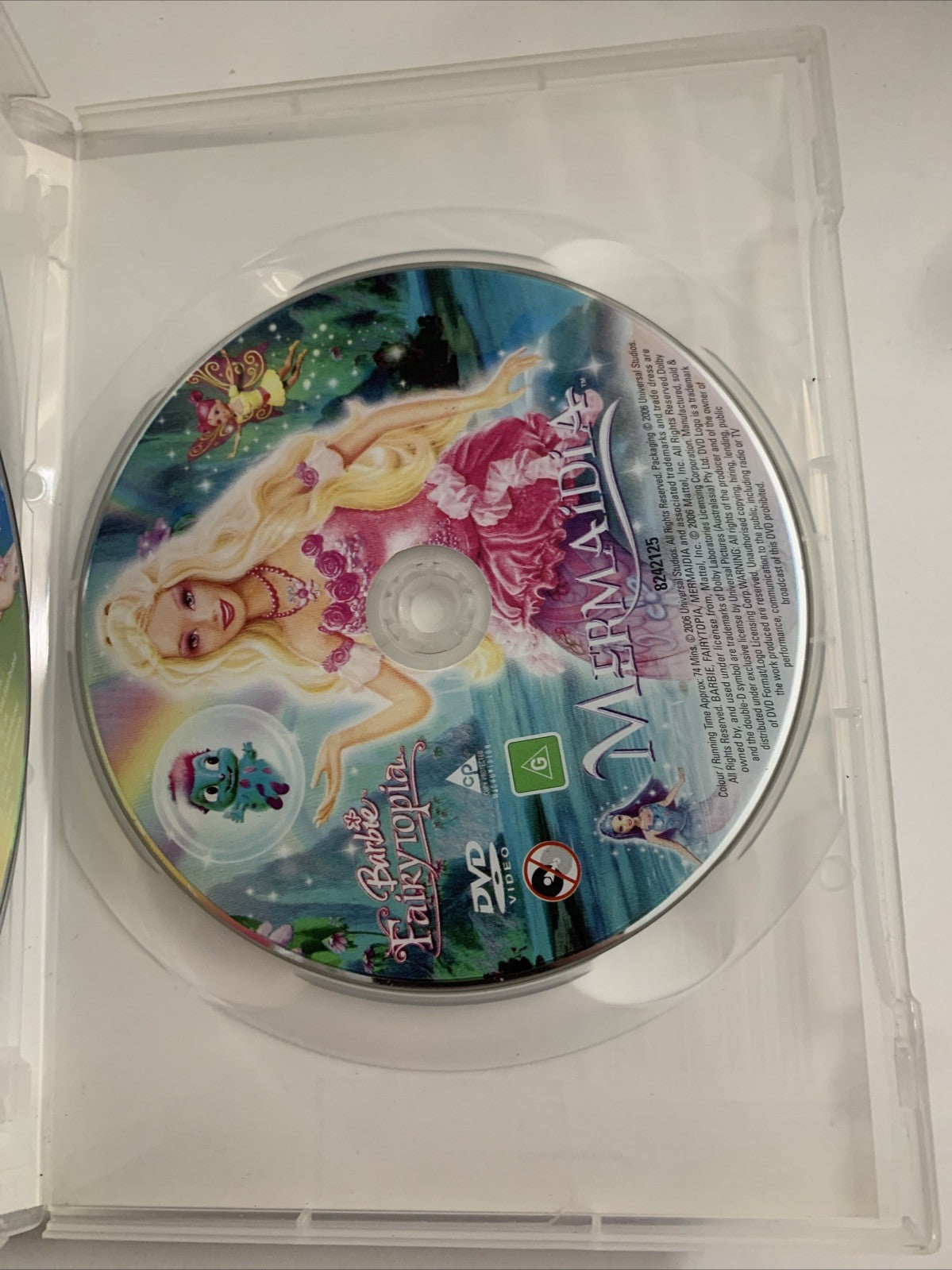 Barbie Triple Pack Fairytopia / Mermaidia / Magic Of The Rainbow (DVD, 2007)