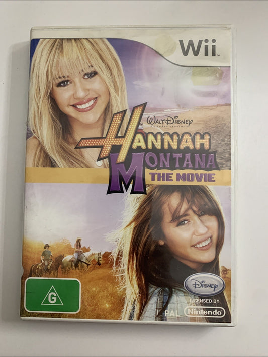 Hannah Montana The Movie Nintendo Wii PAL  2009 Walt Disney Game