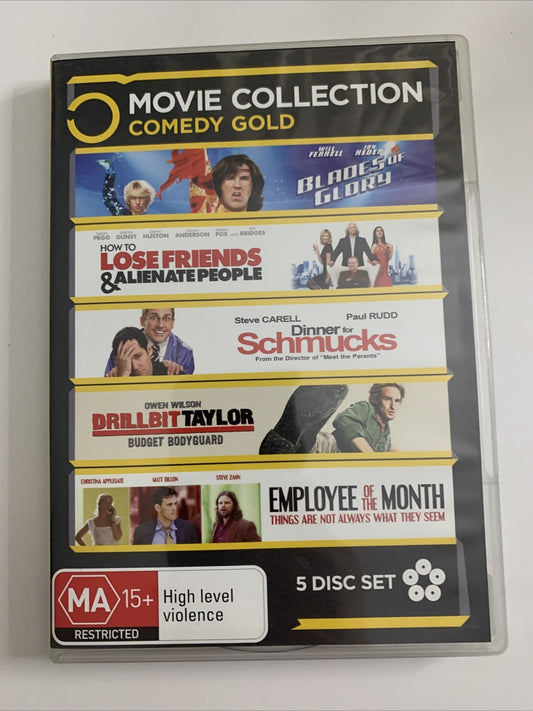 Blades of Glory / Dinner For Schmucks / Drillbit Taylor / Employee Of Month DVD