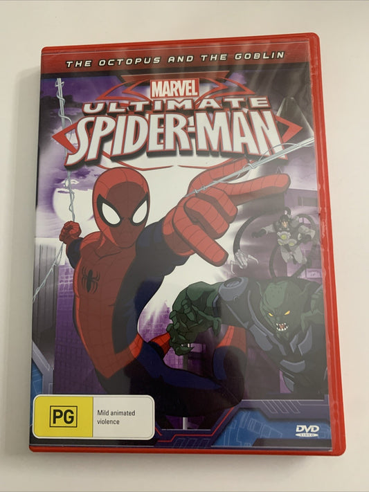 Ultimate Spider-Man: The Octopus And The Goblin (DVD, 2012) Animation Region 4