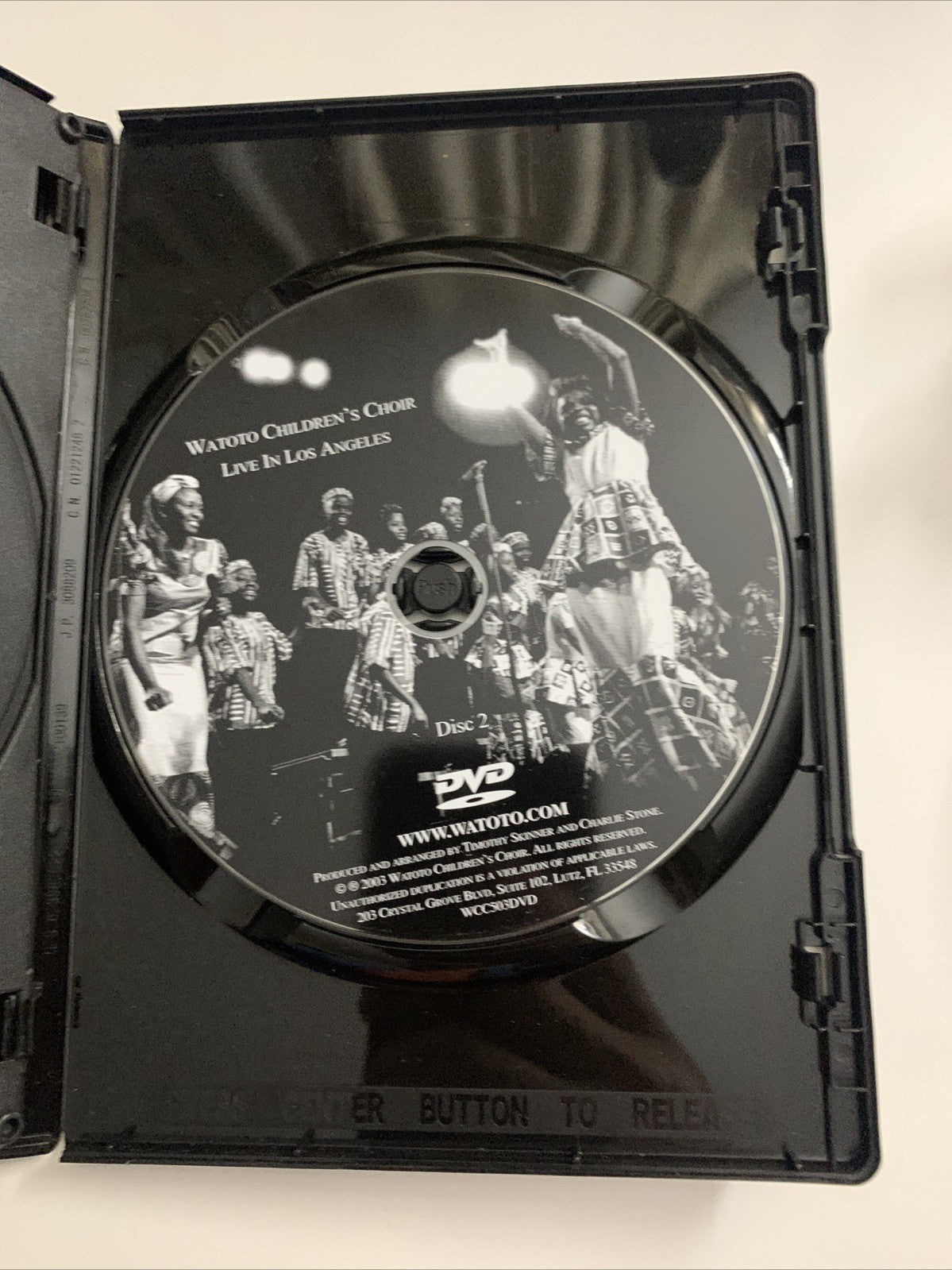 Watoto Childrens Choir: Live In Los Angeles (DVD, 2003. 2-Disc) All Regions