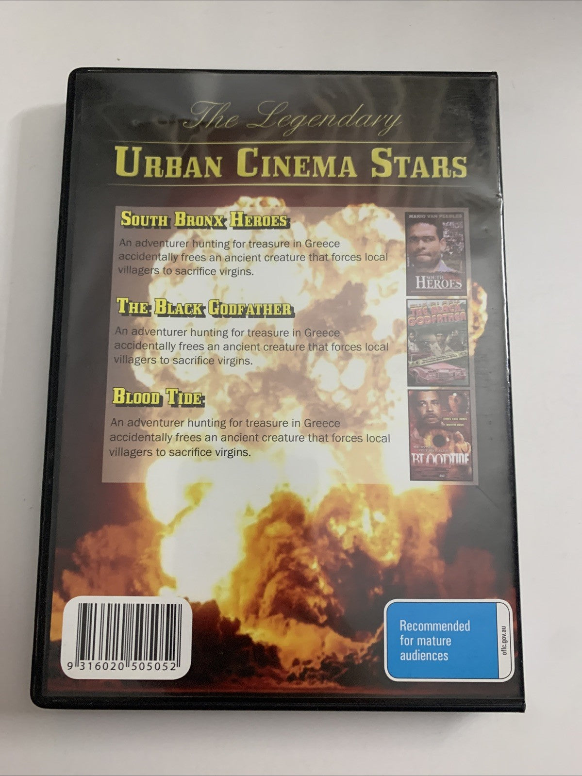 South Bronx Heroes / The Black Father / Blood Tide (DVD) All Regions