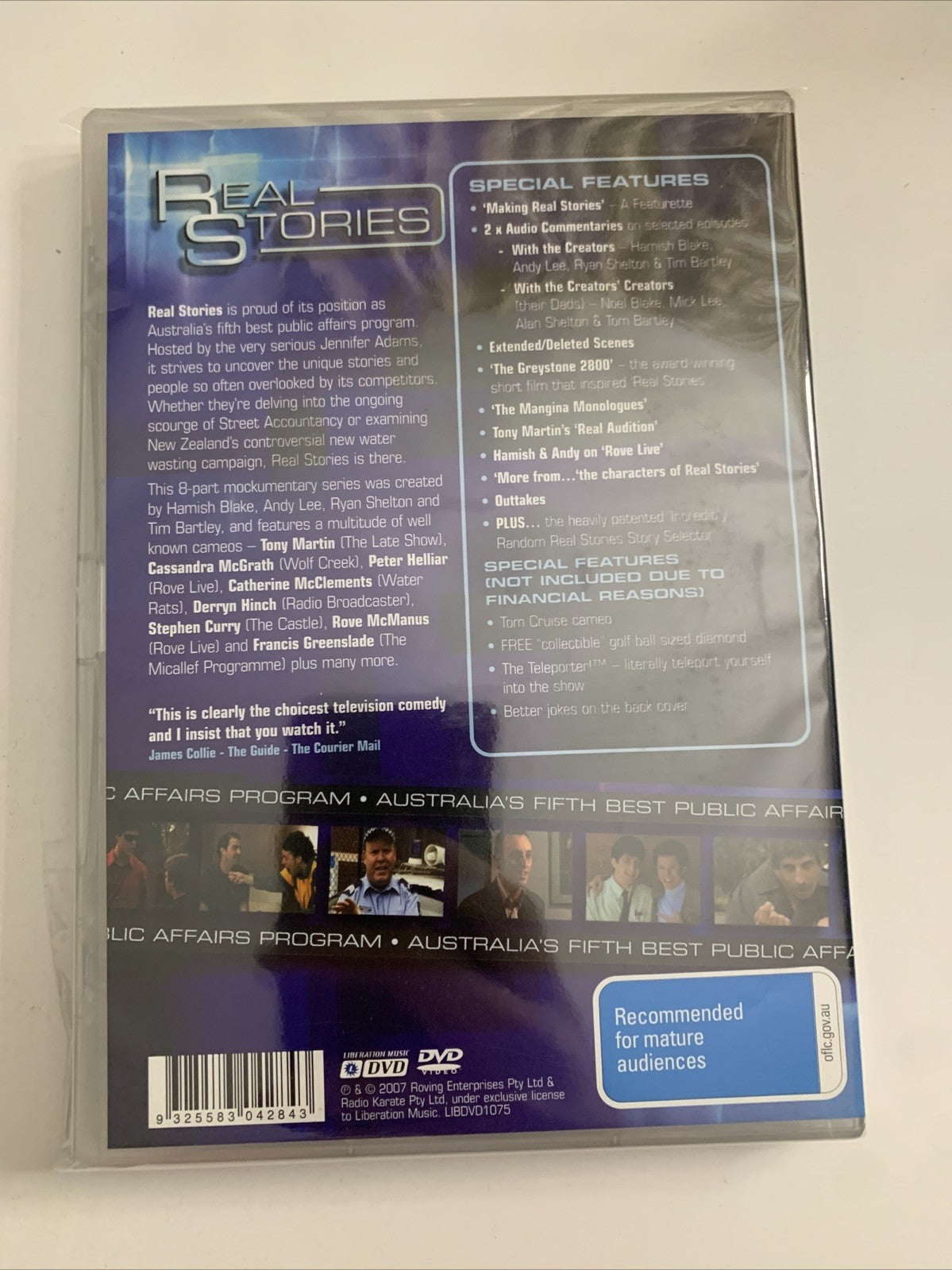 Real Stories Hamish & Andy (DVD, 2007) Comedy Region 4 NEW