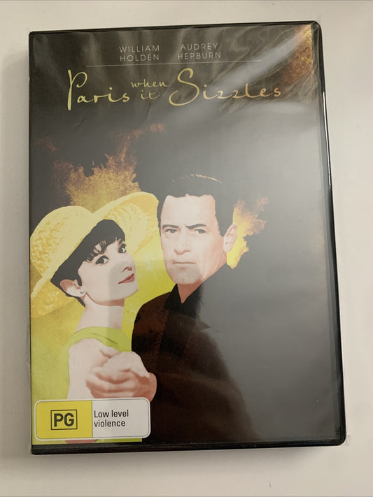 Paris When It Sizzles (DVD,1964) Audrey Hepburn, Noël Coward, William Holden NEW