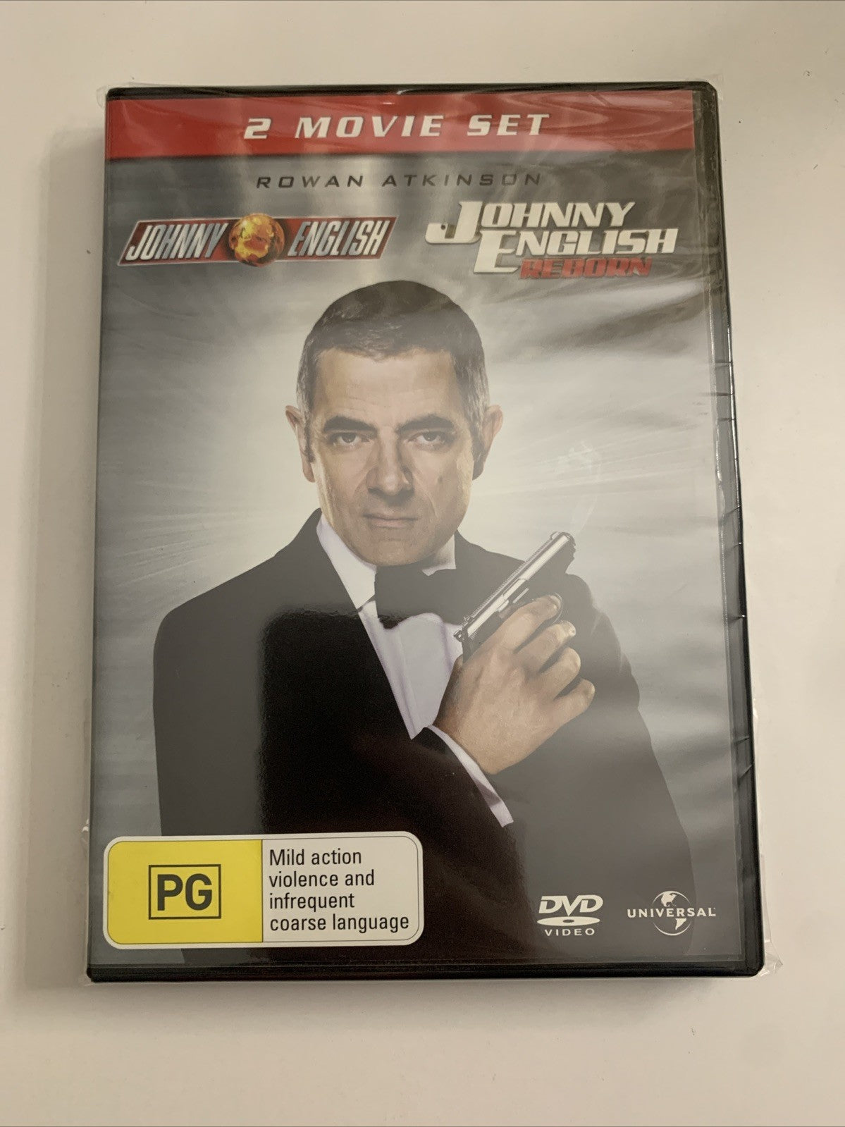 Johnny English / Johnny English Reborn (DVD,2011) Rowan Atkinson Region 4 &2 NEW