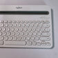 Logitech K480 Wireless Multi-Device  Bluetooth Keyboard White