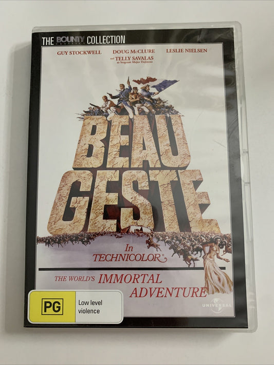Beau Geste (DVD, 1966) Guy Stockwell, Leslie Nielsen, Telly Savalas Region 4