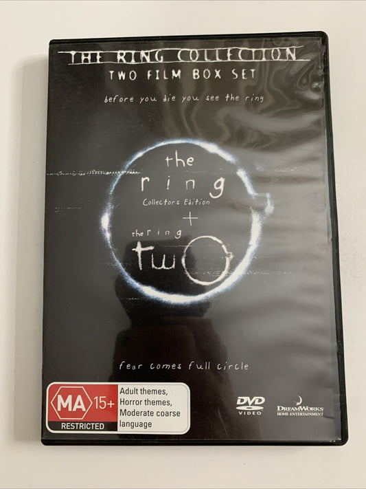 The Ring 1 & 2 (DVD, 2002) Naomi Watts Horror Film Region 4