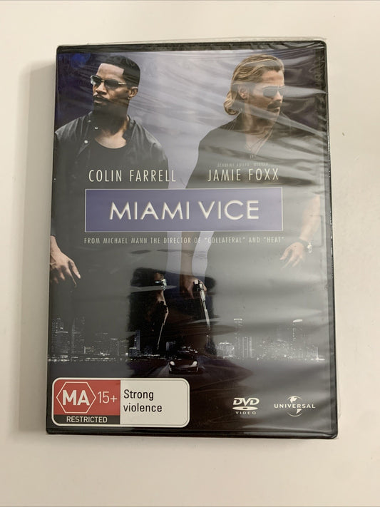 Miami Vice (DVD, 2006) Colin Farrell, Jamie Foxx  Region 4 NEW Sealed