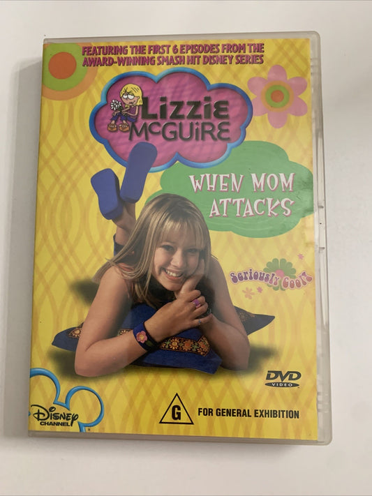 Lizzie Mcguire : When Mom Attacks  (DVD, 2001) Hillary Duff Region 4