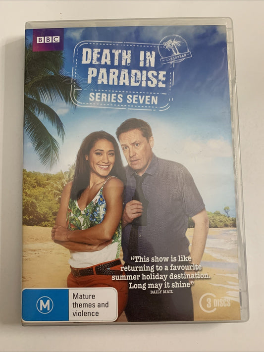 Death In Paradise : Series 7 (DVD, 2017) 3-Disc Region 4
