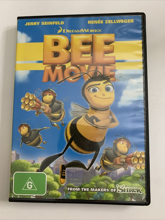 Bee Movie (DVD, 2007) Renee Zellweger, Jerry Seinfeld Region 4