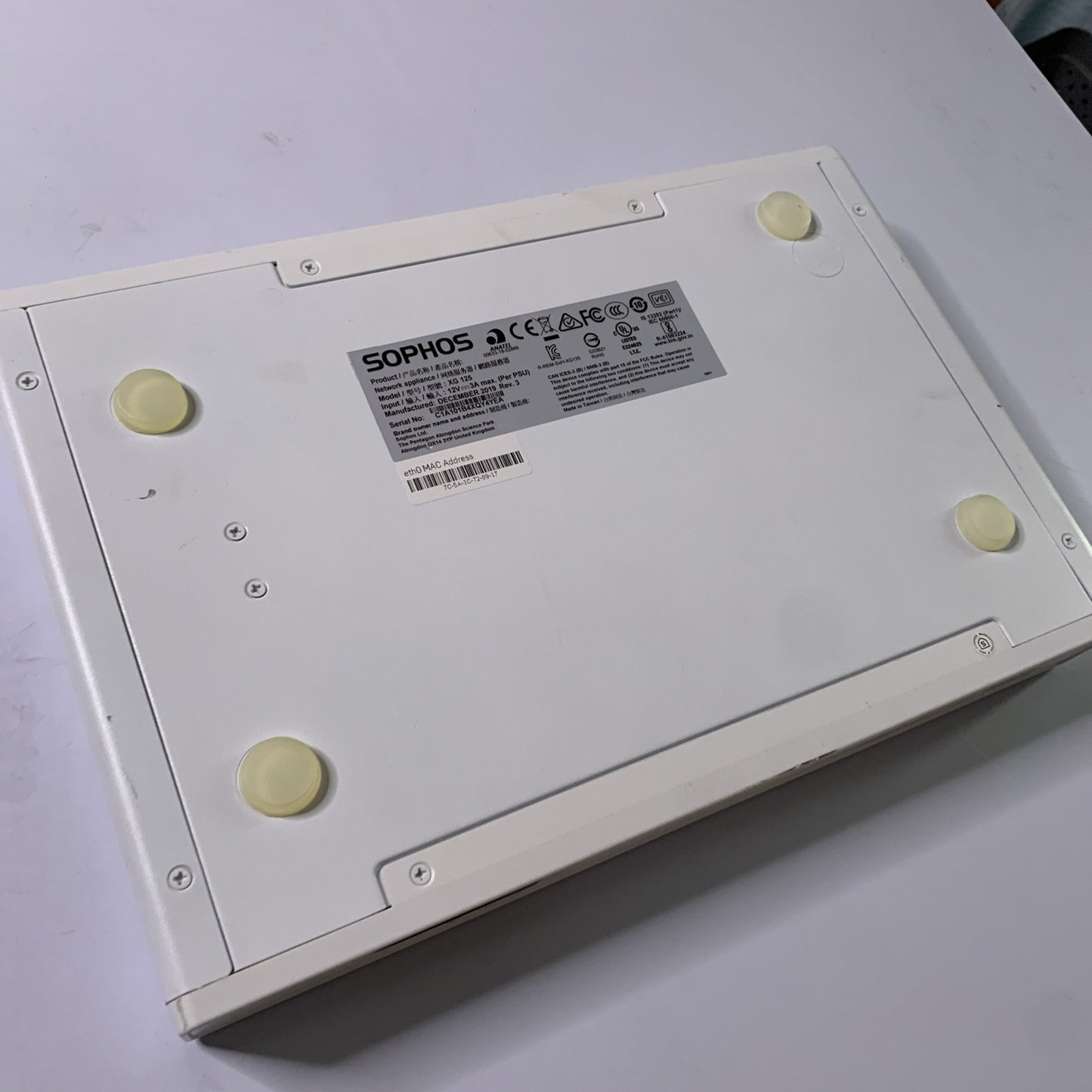 Opnsense Sophos XG 125 Rev.3 VPN Firewall Appliance *Untested No Power Supply